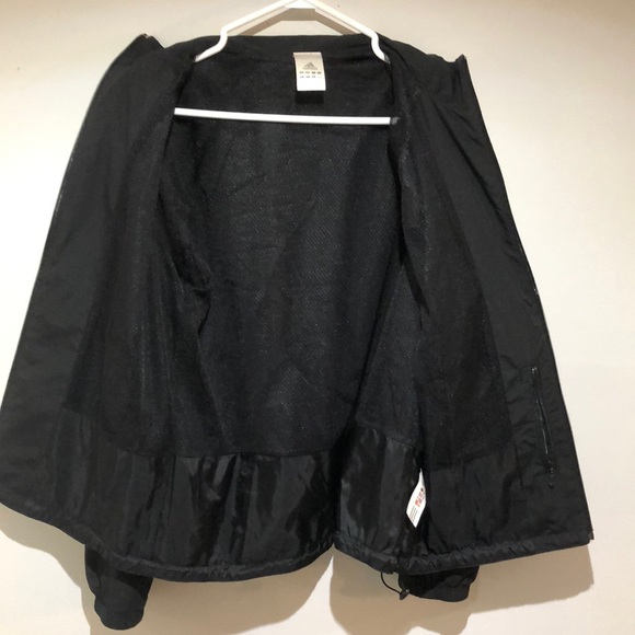 Black light adidas windbreaker running jacket mens - Picture 6 of 9